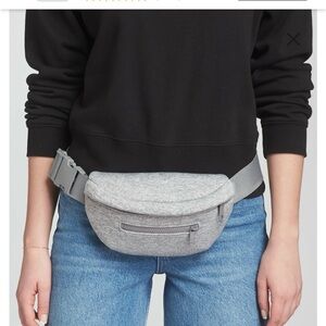 Dagne Dover Ace Belt Bag in Heather Gray
